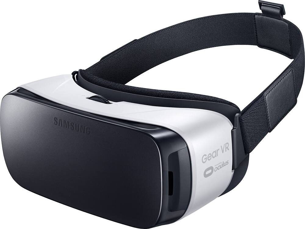 Left. Samsung - Gear VR for Select Samsung Cell Phones - Frost White.