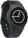Angle Zoom. Samsung - Gear S2 Smartwatch 44mm Ceramic - Black Elastomer (Verizon).