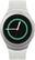 Front. Samsung - Gear S2 Smartwatch 44mm Ceramic - White Elastomer.