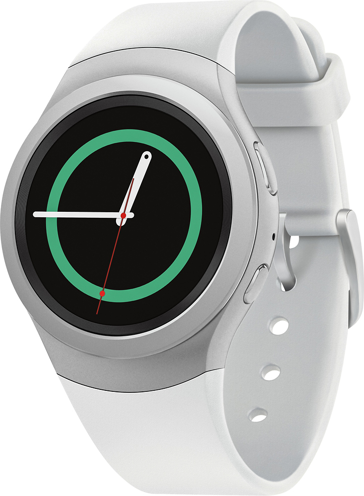 op gang brengen optocht Goed Best Buy: Samsung Gear S2 Smartwatch 44mm Ceramic White Elastomer (Verizon)  SM-R730VZWAVZW
