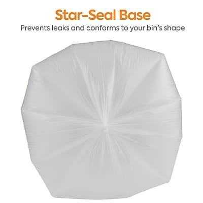 Star-Seal Base  
Prevents leaks and conforms to your bin's shape