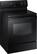 Angle. Samsung - 5.9 Cu. Ft. Self-Cleaning Freestanding Electric Convection Range - Black.