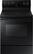 Front. Samsung - 5.9 Cu. Ft. Self-Cleaning Freestanding Electric Convection Range - Black.