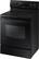 Left. Samsung - 5.9 Cu. Ft. Self-Cleaning Freestanding Electric Convection Range - Black.