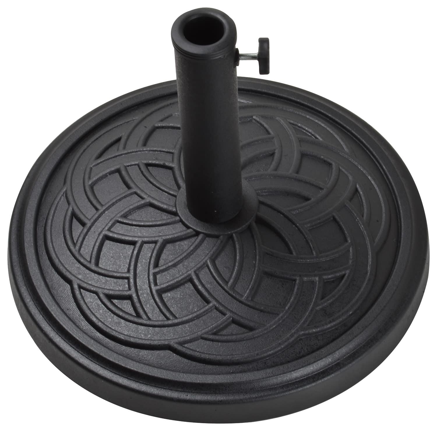 Front. Bond - Gaelan Umbrella Base - Black.