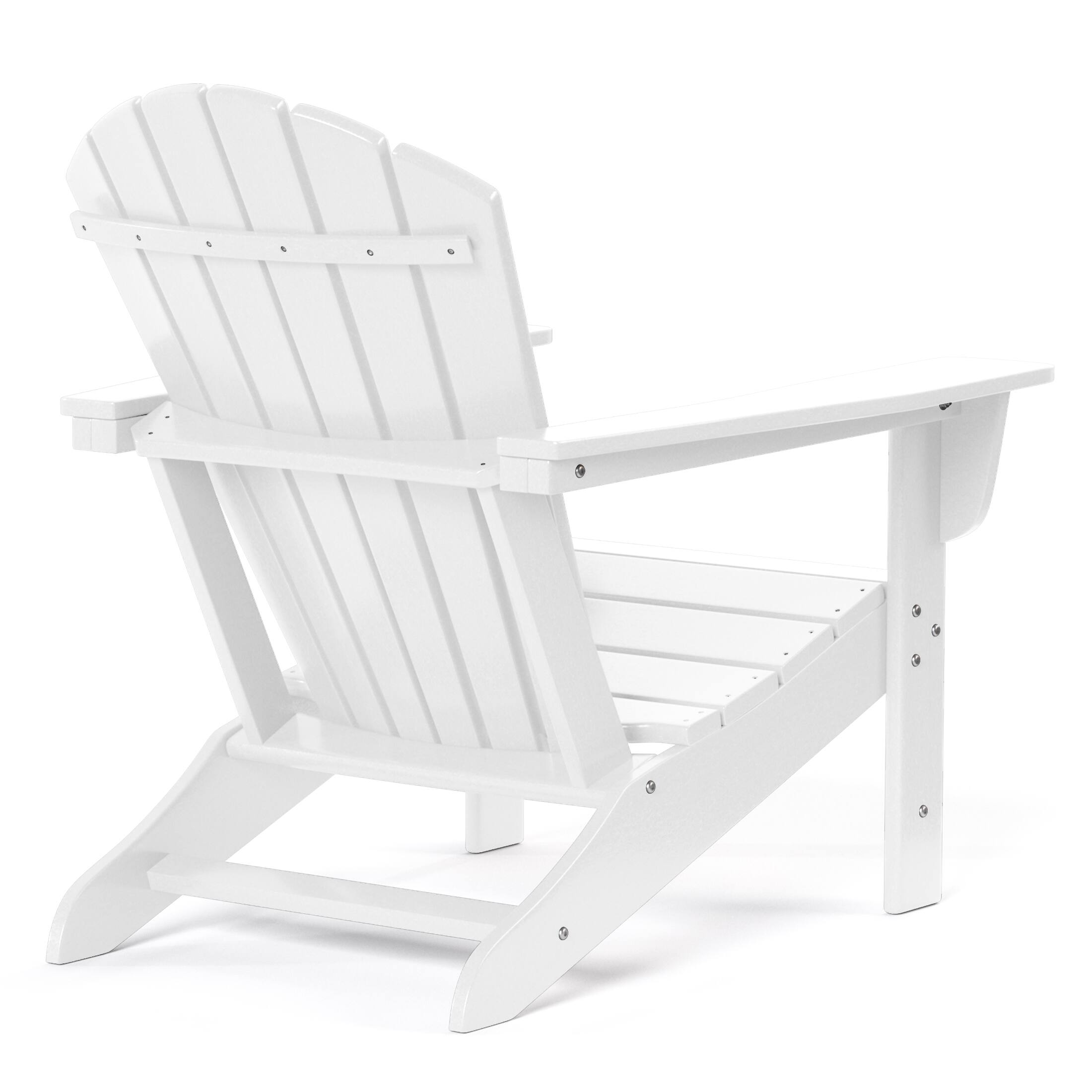 Alt View 1. WestinTrends - WestinTrends Dylan Outdoor Adirondack Chair (Set of 2) - White.