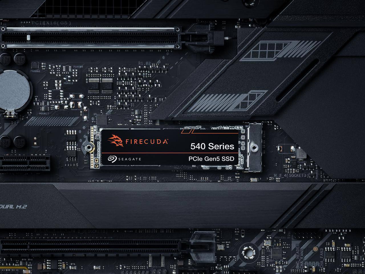 Seagate FireCuda 540 NVMe Gen5 1TB M.2 SSD (PCIe 5.0 x4, 3D TLC