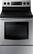Front. Samsung - 5.9 Cu. Ft. Self-Cleaning Freestanding Electric Convection Range - Stainless steel.