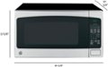 Angle Zoom. GE - 2.0 Cu. Ft. Full-Size Microwave - Stainless Steel.