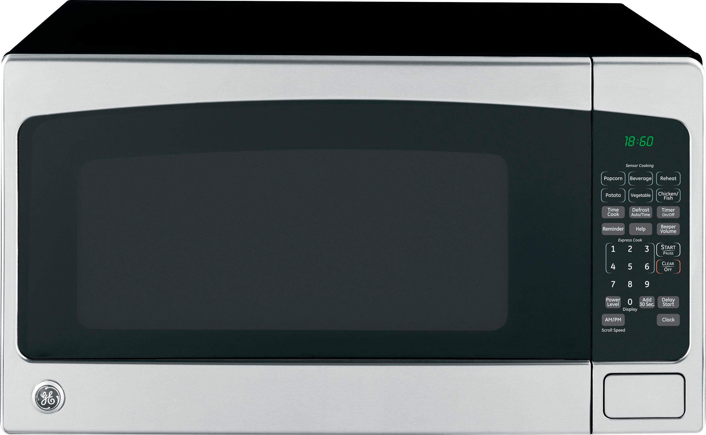 GE – 2.0 Cu. Ft. Full-Size Microwave – Stainless steel