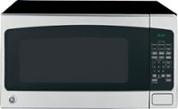 GE - 2.0 Cu. Ft. Full-Size Microwave - Stainless Steel - Front_Zoom