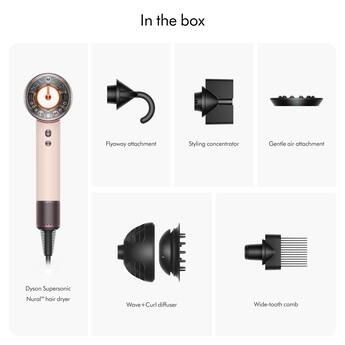Dyson Supersonic Nural Hair Dryer Ceramic Pink/Rose Gold - Open Dyson Supersonic Nural Hair Dryer Ceramic Pink/Rose Gold - Open