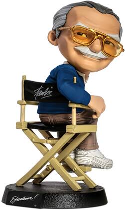 Stan Lee - Iron Studios - POW! - MiniCo - Stan Lee (Blue) Figure - COLLECTIBLES - Multicolor