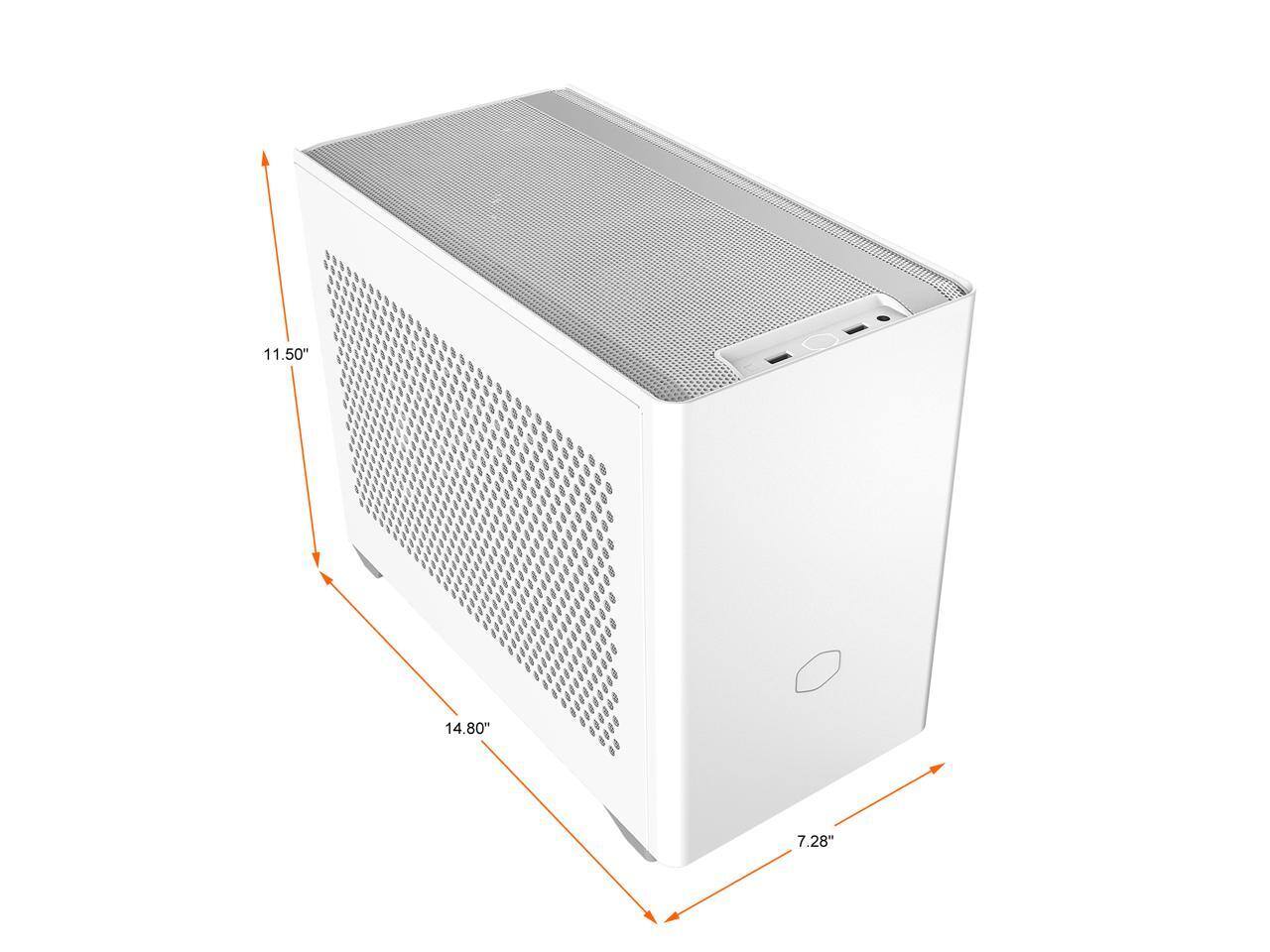 Cooler Master NR200 White SFF Mini ITX Case, Vented Panel, Triple