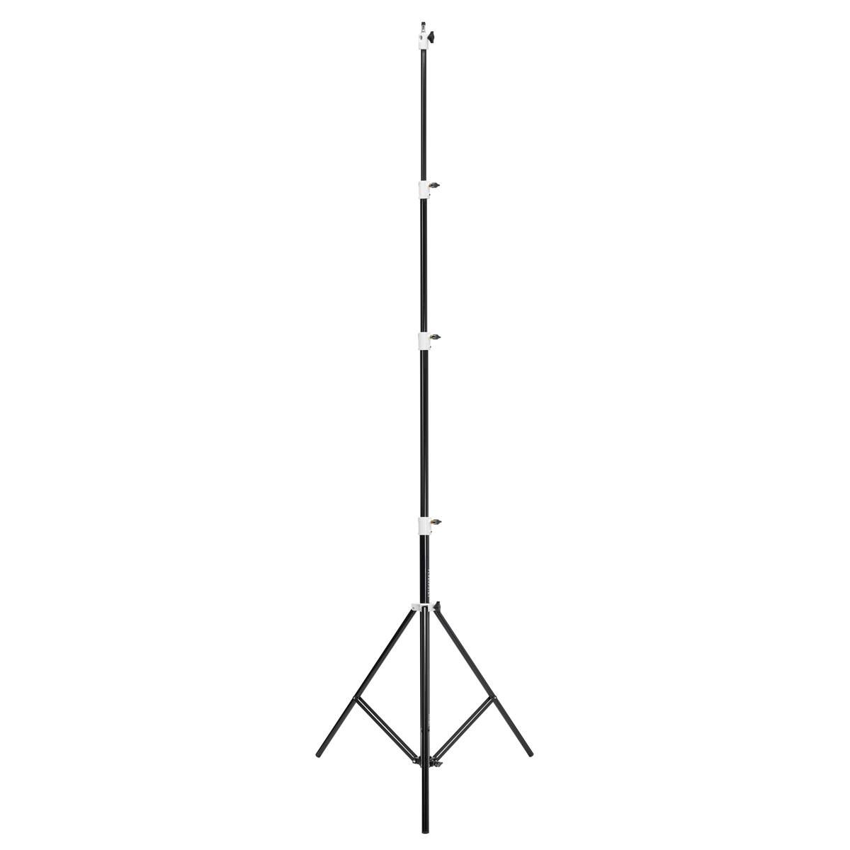 Alt View 7. Flashpoint - Flashpoint Pro Heavy-Duty Air-Cushioned Light Stand (White, 13').