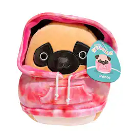 Kellytoy - Squishmallow 12 Inch Hoodie Plush | Prince The Pug
