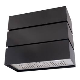 Akicon - 36 inches - Externally Vented - Wall Range Hood - Black
