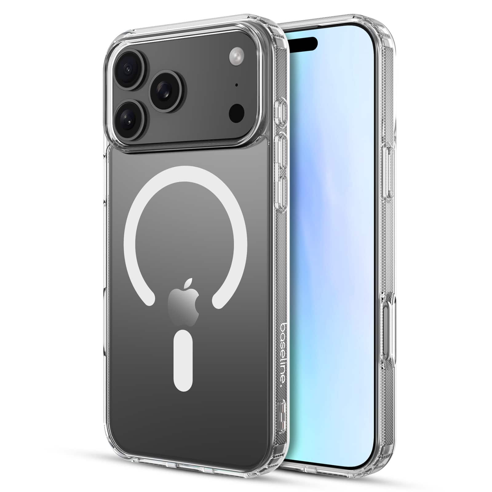 BASELINE - Clear Series MagSafe Case for Apple iPhone 17 Pro - Clear - White