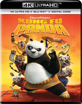 Front. Kung Fu Panda - 4K Blu-Ray.