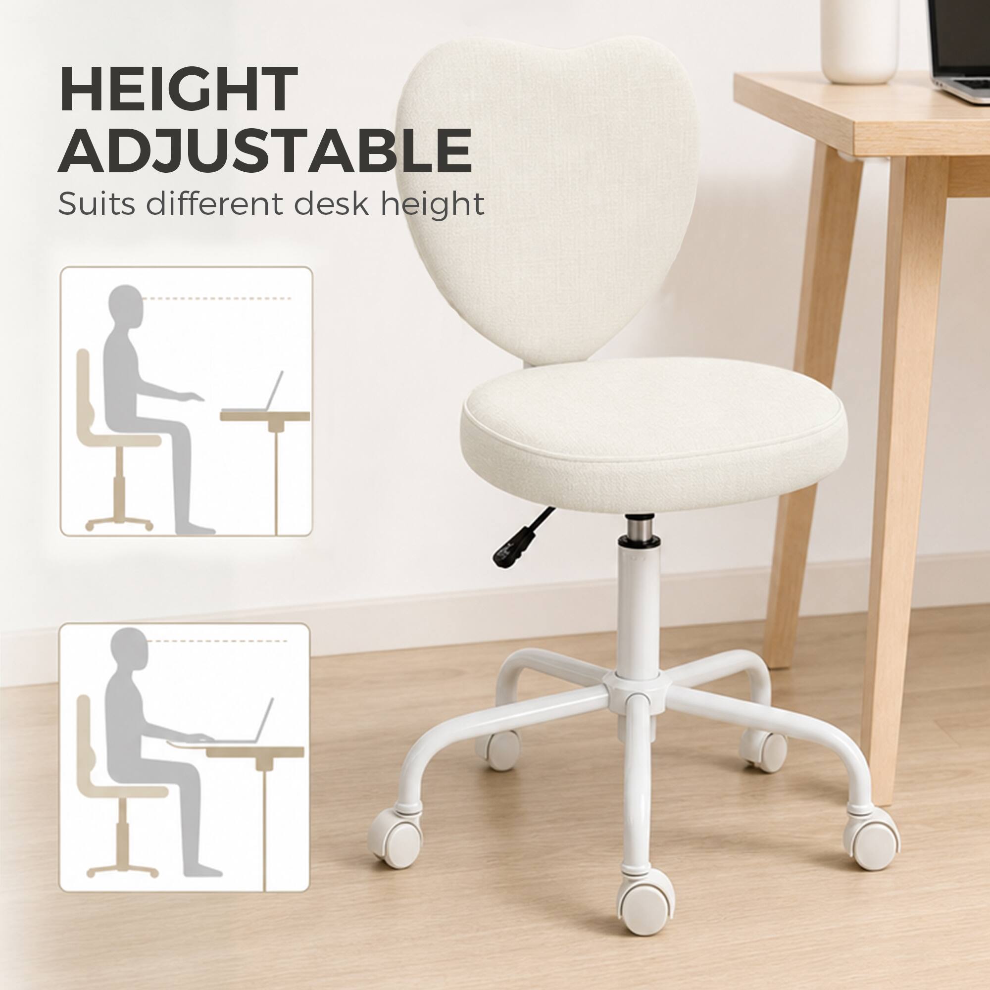 HEIGHT ADJUSTABLE  
Suits different desk height
