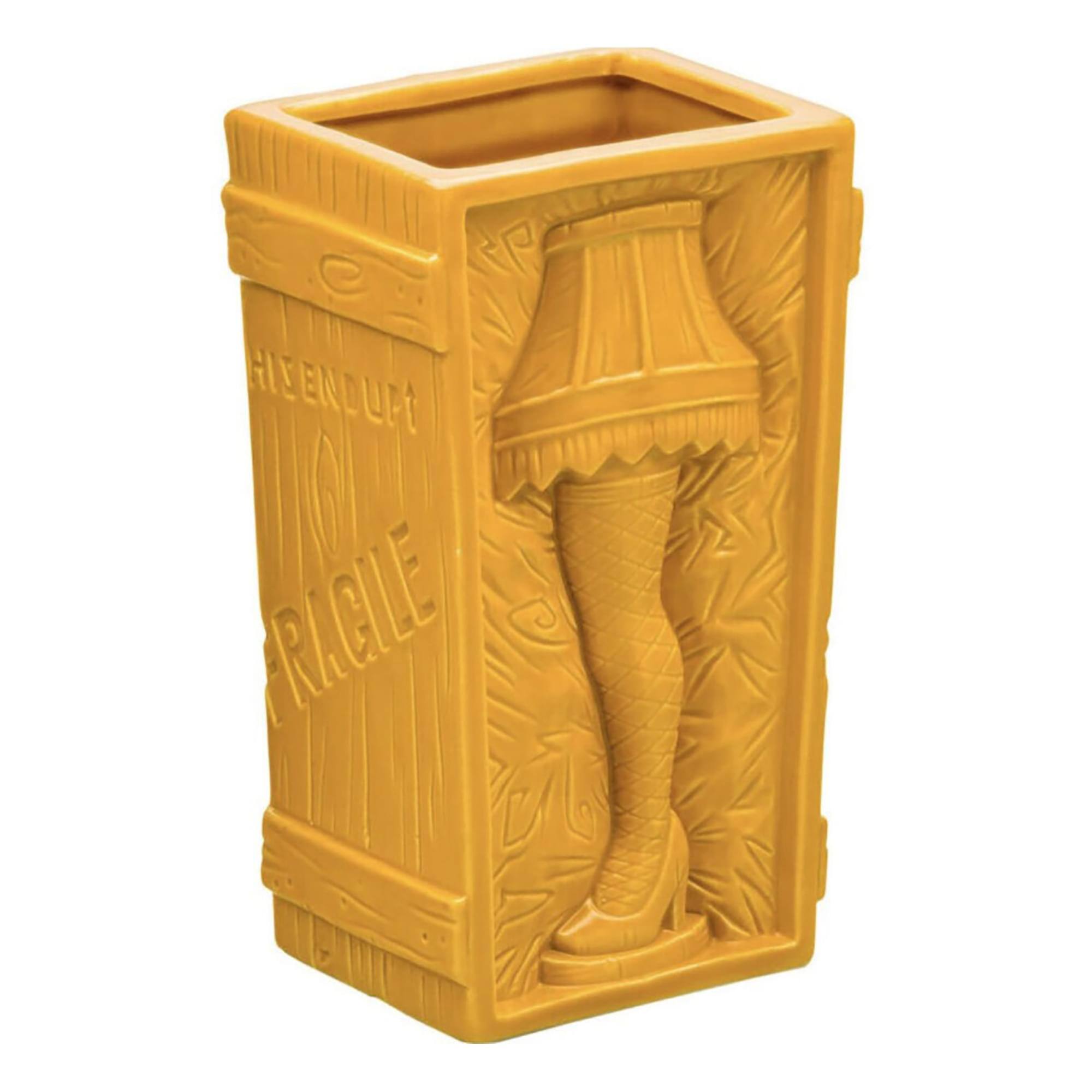 ThinkGeek - Geeki Tikis A Christmas Story Leg Lamp Ceramic Mug | Holds 30 Ounces - Brown