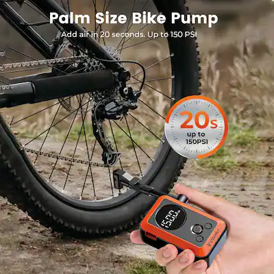ETENWOLF S6 Compresseur à Air Portatif, 19200mAh Pompe à Air Électrique 11,03 Bar/160PSI Pompe a Velo Electrique, Numérique 7 Modes Gonfleur Pneus Voiture Rechargeable pour Vélo, Moto, Scoote, Balle ETENWOLF S6 Compresseur à Air Portatif, 19200mAh Pompe à Air Électrique 11,03 Bar/160PSI Pompe a Velo Electrique, Numérique 7 Modes Gonfleur Pneus Voiture Rechargeable pour Vélo, Moto, Scoote, Balle