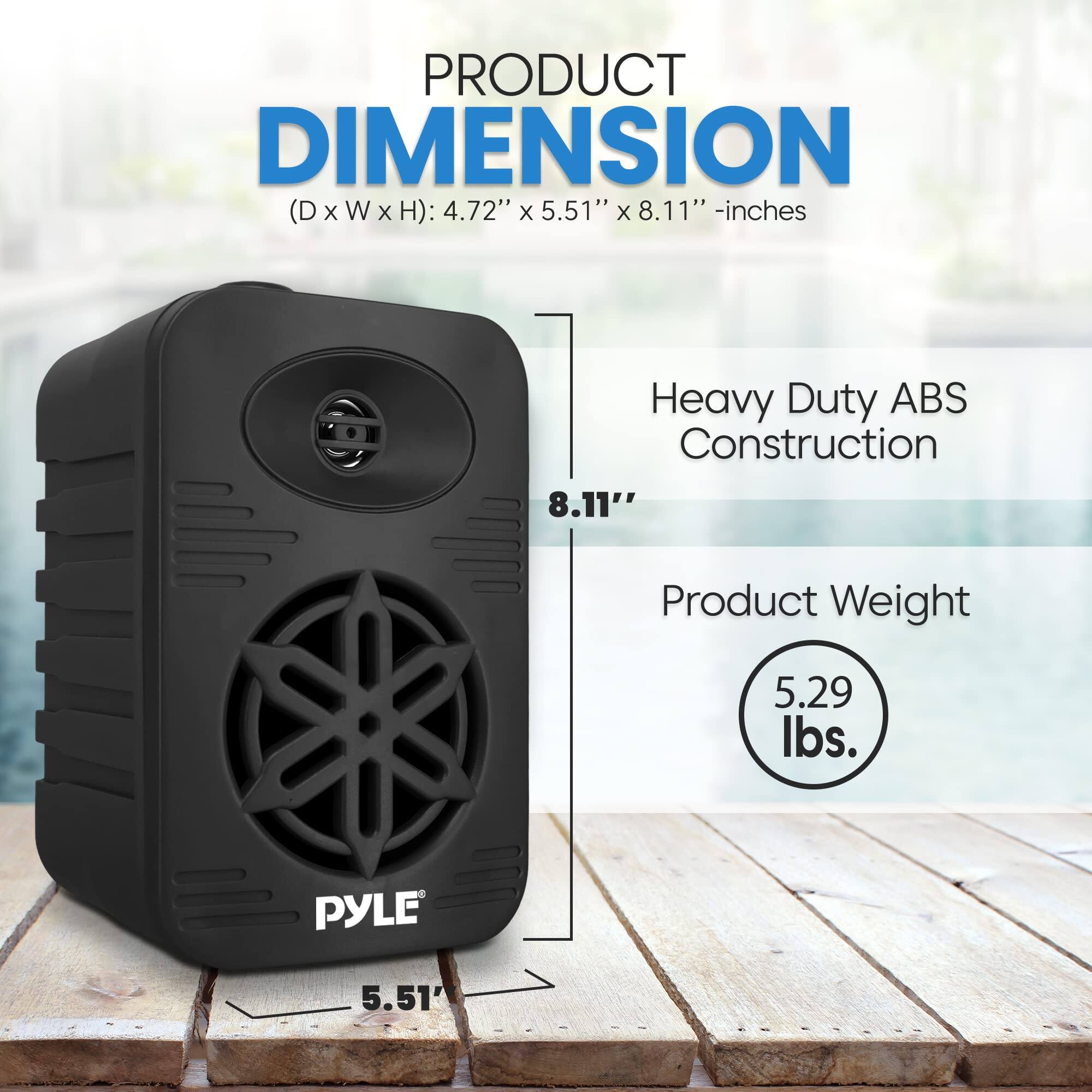 PRODUCT DIMENSION (DxWxH): 4.72" X 5.51" X 8.11" -inches  
Heavy Duty ABS Construction  
Product Weight: 5.29 lbs.