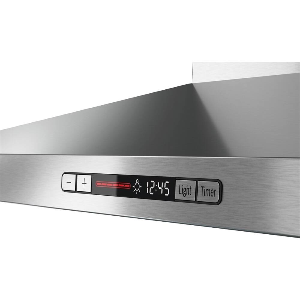 Alt View 11. Bosch - 800 Series 42" Convertible Range Hood - Stainless steel.
