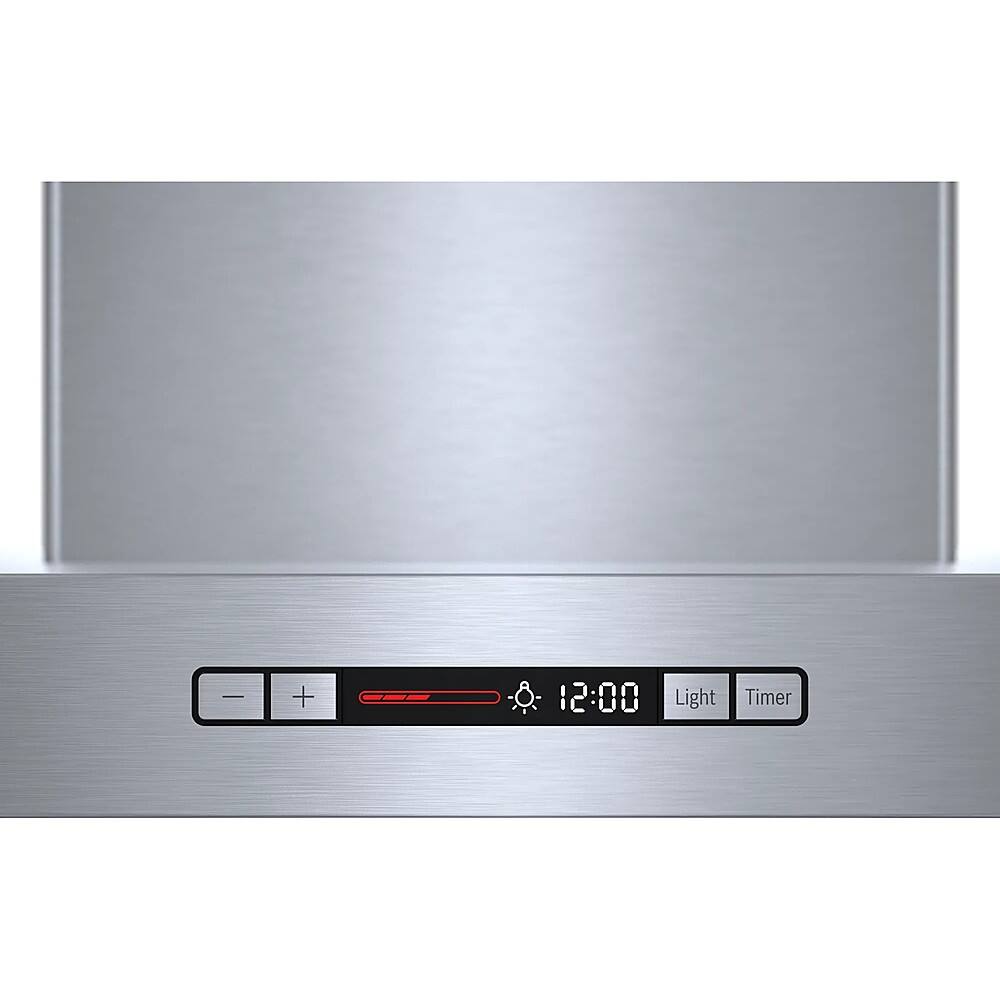 Alt View 16. Bosch - 800 Series 42" Convertible Range Hood - Stainless steel.