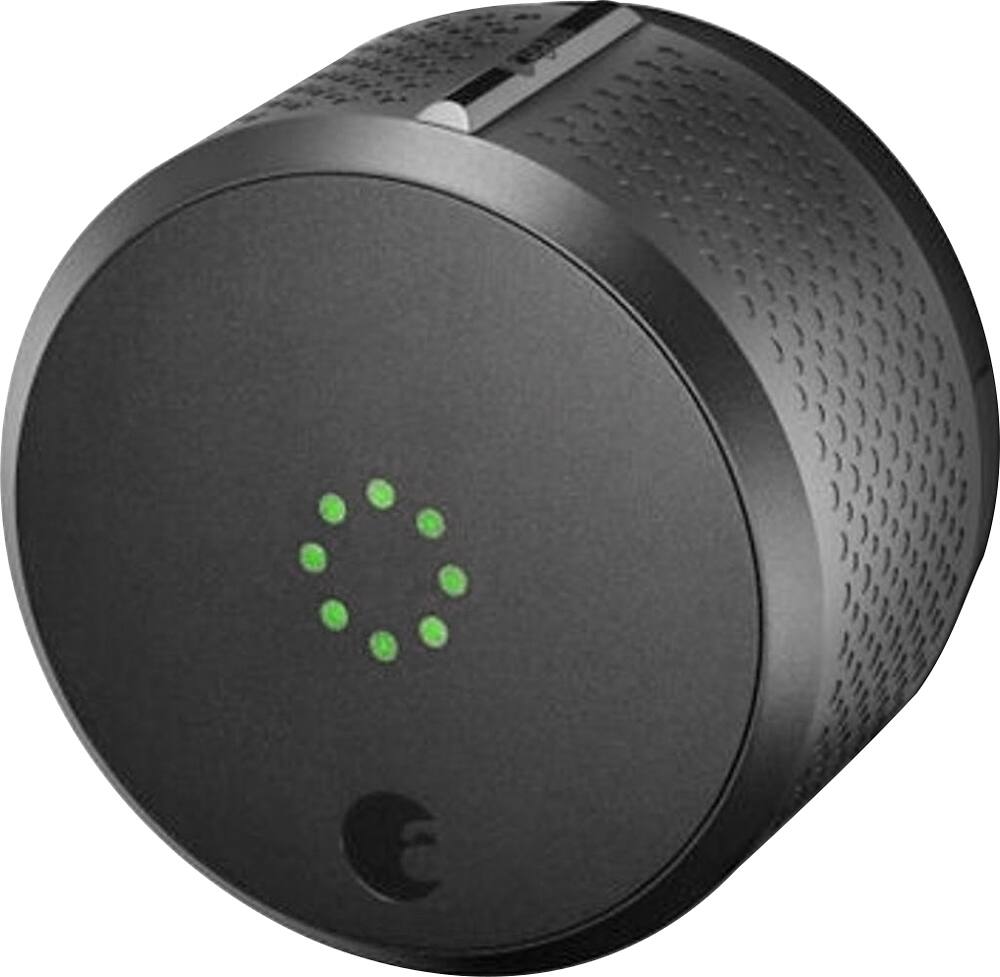 Alt View 12. August - HomeKit Bluetooth Deadbolt Retrofit Smart Lock - Gray.