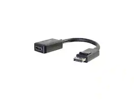 Cables to Go - C2G 54322 DisplayPort Male to HDMI Female Adapter Converter, TAA Compliant, Black (8 Inches)
