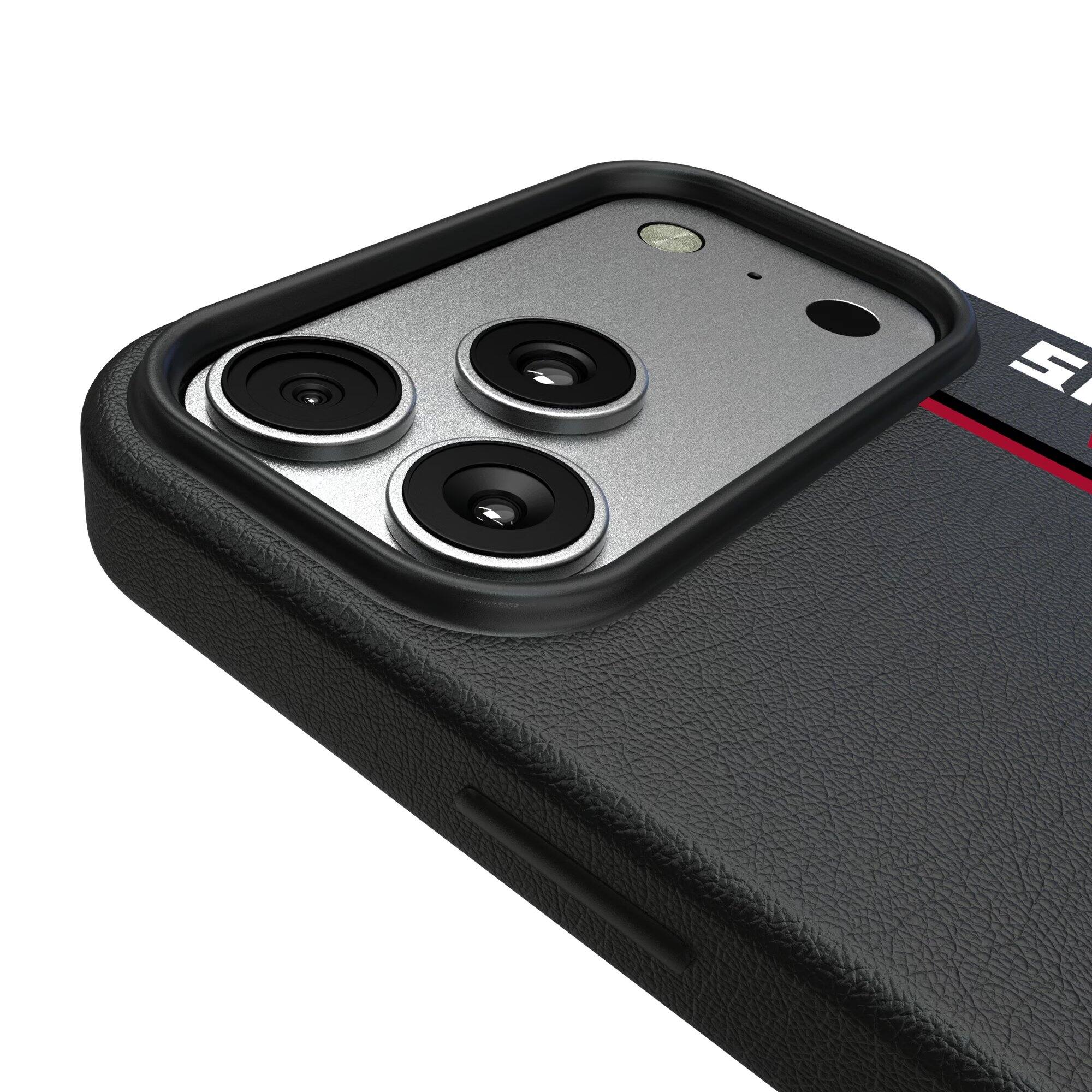 Alt View 2. Keyscaper - Atlanta Falcons iPhone Magnetic Bump Case - 17 - Black.
