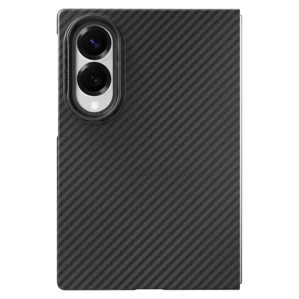 Front. Itskins - ITSKINS - Supreme Eclipse Stand MagSafe Case for Samsung Galaxy Z Fold8 - Black - Black.
