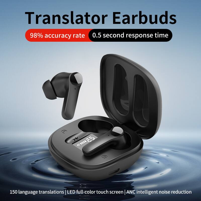 Translator Earbuds

98% accuracy rate  
0.5 second response time

150 language translations | LED full-color touch screen | ANC intelligent noise reduction