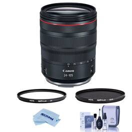 Bundle - Canon - RF 24-105mm f/4 L IS USM Zoom Lens - U.S.A. Warranty - With Hoya NXT Plus 77mm 10-Layer HMC UV Filter, HOYA