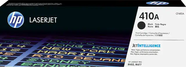 Front. HP - 410A Toner Cartridge - Black.