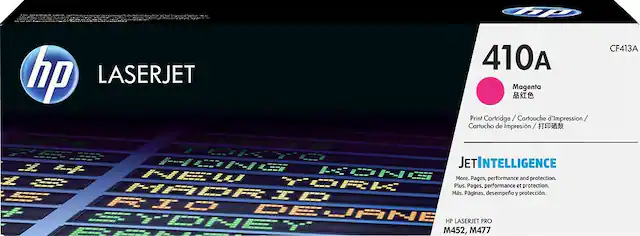 Front. HP - 410A Toner Cartridge - Magenta.