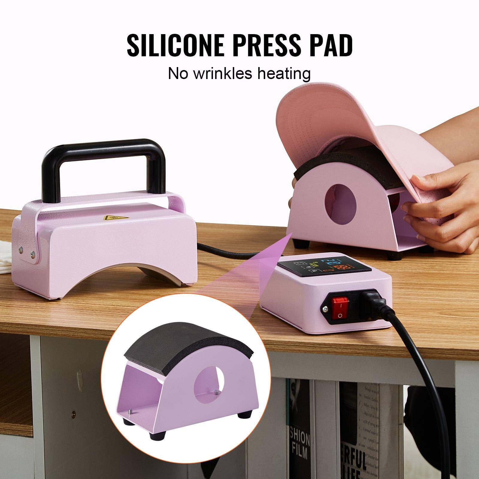 SILICONE PRESS PAD  
No wrinkles heating