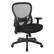 Angle. OSP Home Furnishings - Professional R2 SpaceGrid Back Manager’s Chair with Adjustable Lumbar Support and Adjustable Flip Arms - Black.