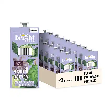 Flevie Bright Tea Co. Black Noir Earl Grey
Works Only with Flavia Brewers
Flavia 100 Freshpacks Per Case