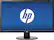 Front. HP - 24" LED HD Monitor (DVI, HDMI, VGA) - Black.