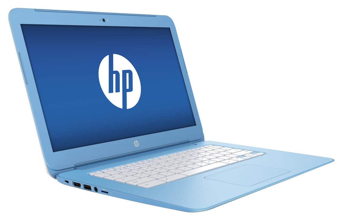 HP - 14" Chromebook - Intel Celeron - 4GB Memory - 16GB eMMC Flash Memory - Sky Blue-Front_Standard