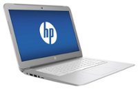 Front Zoom. HP - 14" Chromebook - Intel Celeron - 4GB Memory - 16GB eMMC Flash Memory - Silver.