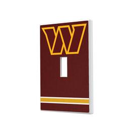 Keyscaper - Washington Commanders Stripe Single Toggle Light Switch Plate - Multicolor