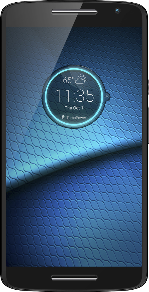 Best Buy Motorola Droid Maxx 2 4g Lte With 16gb Memory Cell Phone Black Deep Sea Blue Verizon Motxt1565b