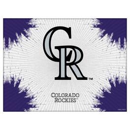 Holland Bar Stool Co. - Colorado Rockies 15" x 20" Splash Canvas Wall Art - Multicolor