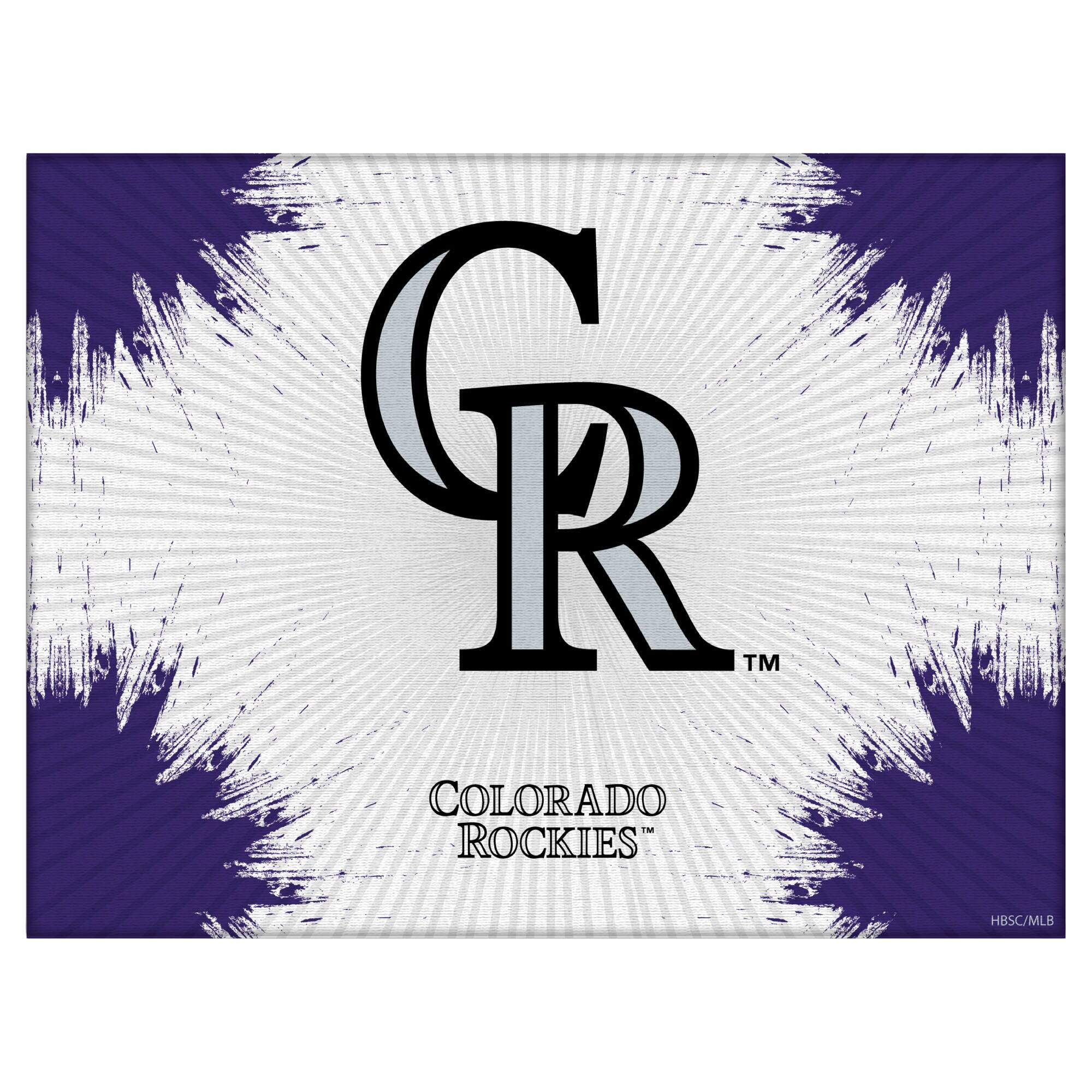 Colorado Rockies 15" x 20" Splash Canvas Wall Art