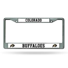 Rico Industries - Colorado Buffaloes - 12" x 6" Standard Size - Chrome Metal License Plate Frame - Multi