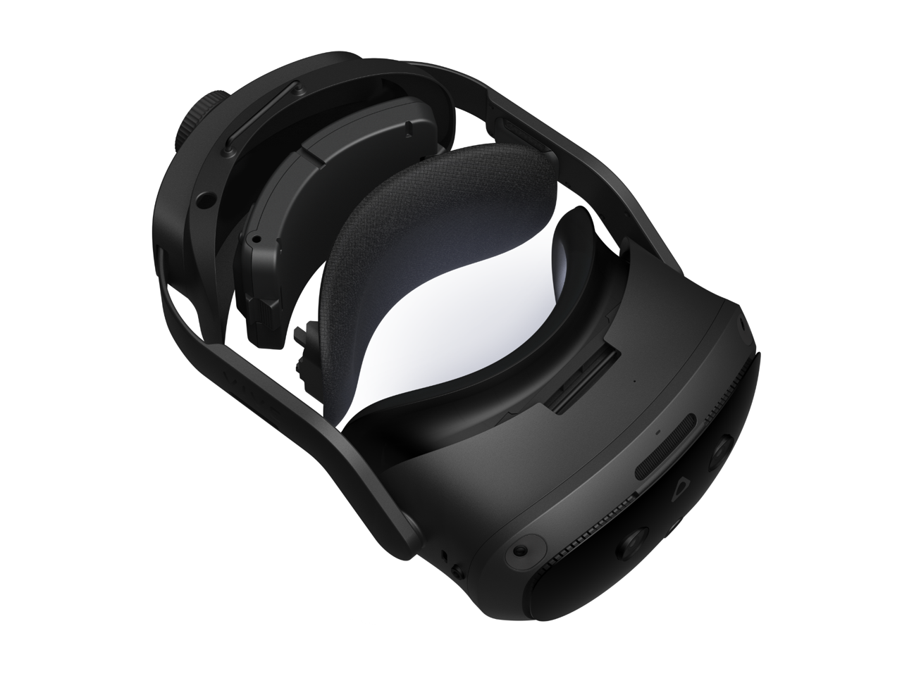 Alt View 5. HTC - HTC Vive Focus Vision — Mixed Reality and PC VR Headset + Controllers — Business Edition - Black.