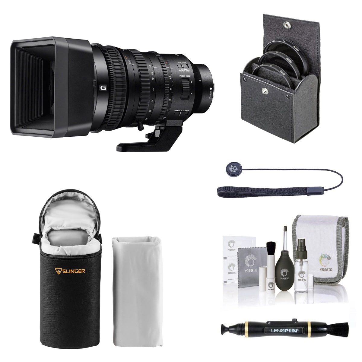 E PZ 18-110mm f/4.0 G OSS Lens for Sony E, Bundle with ProOptic 95mm Filter Kit, Soft Lens Case, Lens Cleaner, price history on PriceWatchPro